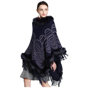 Cape poncho hiver femme