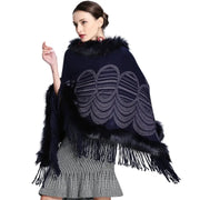 Cape poncho hiver femme