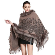 Cape poncho hiver femme