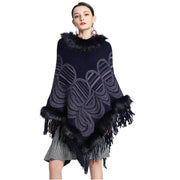 Cape poncho hiver femme