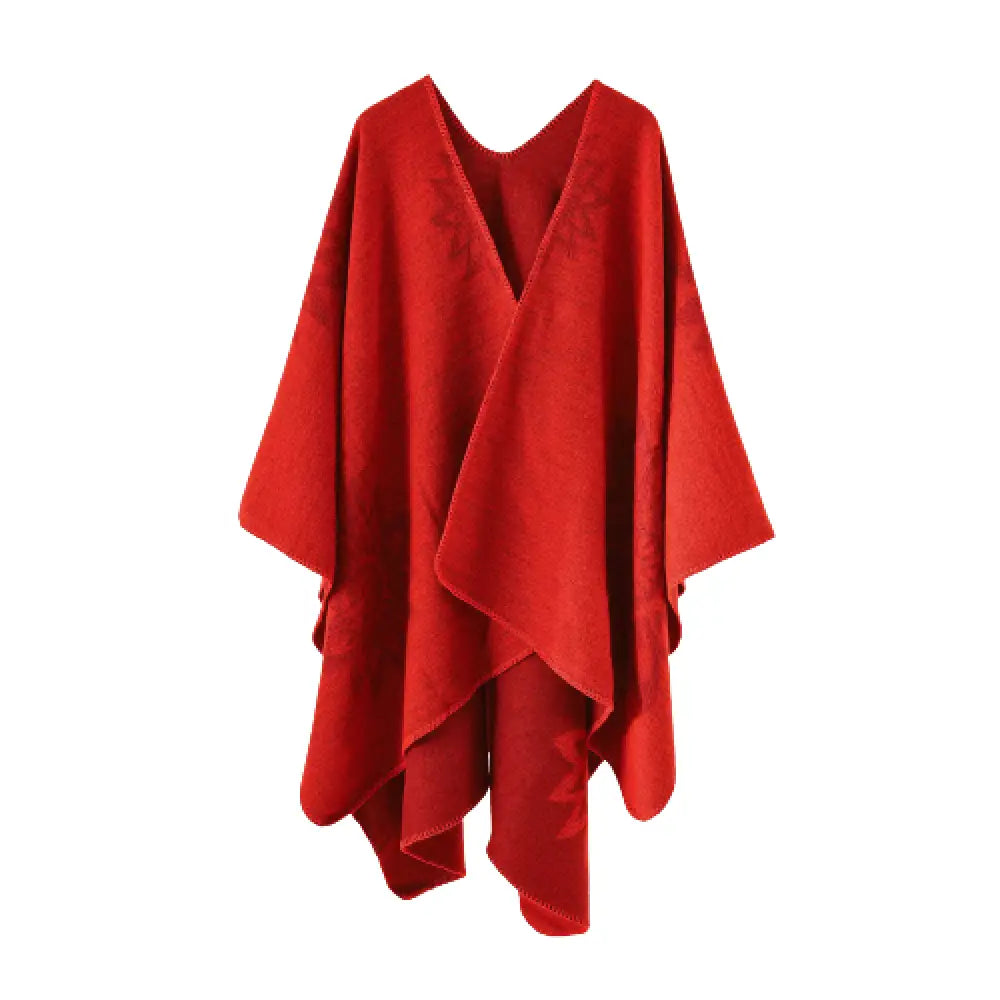 Cape poncho longues femmes laines