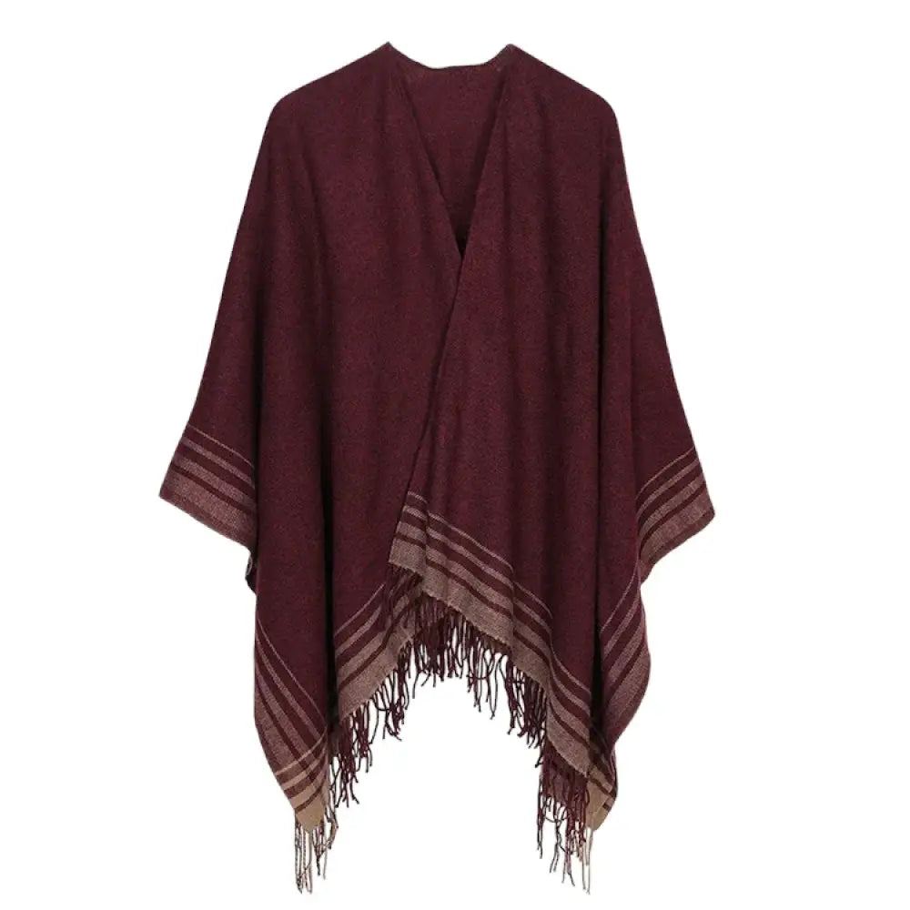 Cape Poncho Polaire Tendance Femme