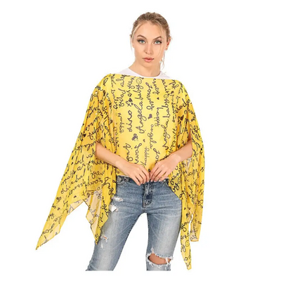 Joli poncho femme