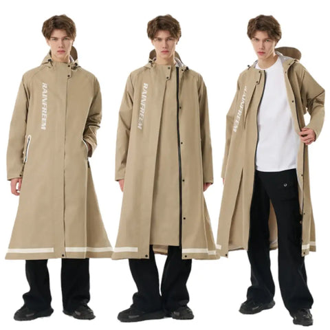 Manteau de pluie capuche poncho