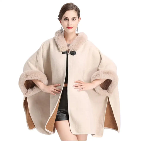 Manteau femme style poncho