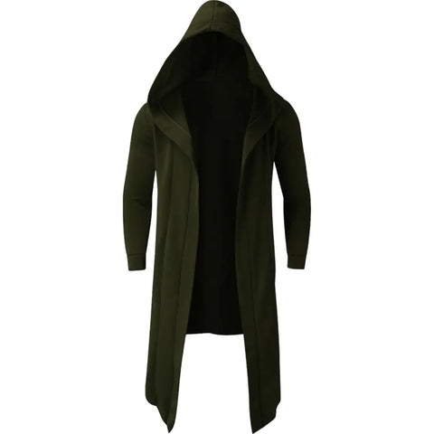 Manteau long poncho homme