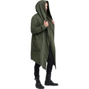 Manteau long poncho homme