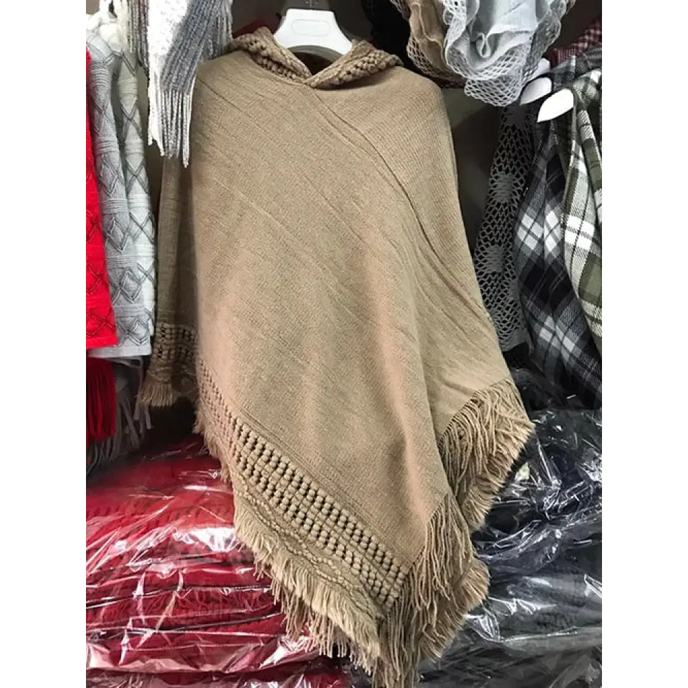 Patron poncho femme