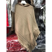 Patron poncho femme