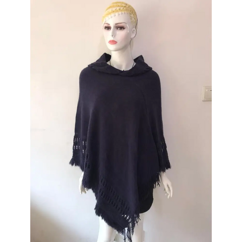 Patron poncho femme