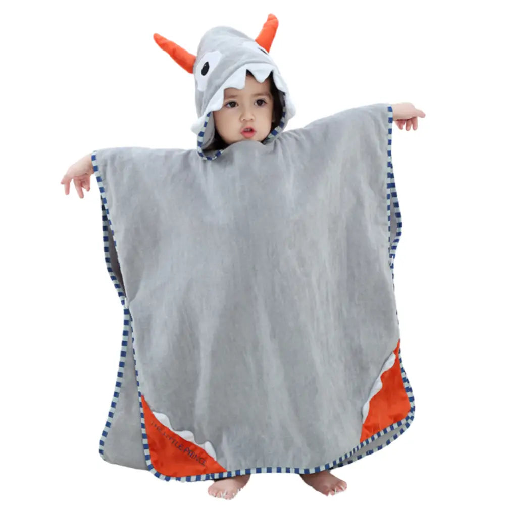 Peignoir poncho de plage enfant