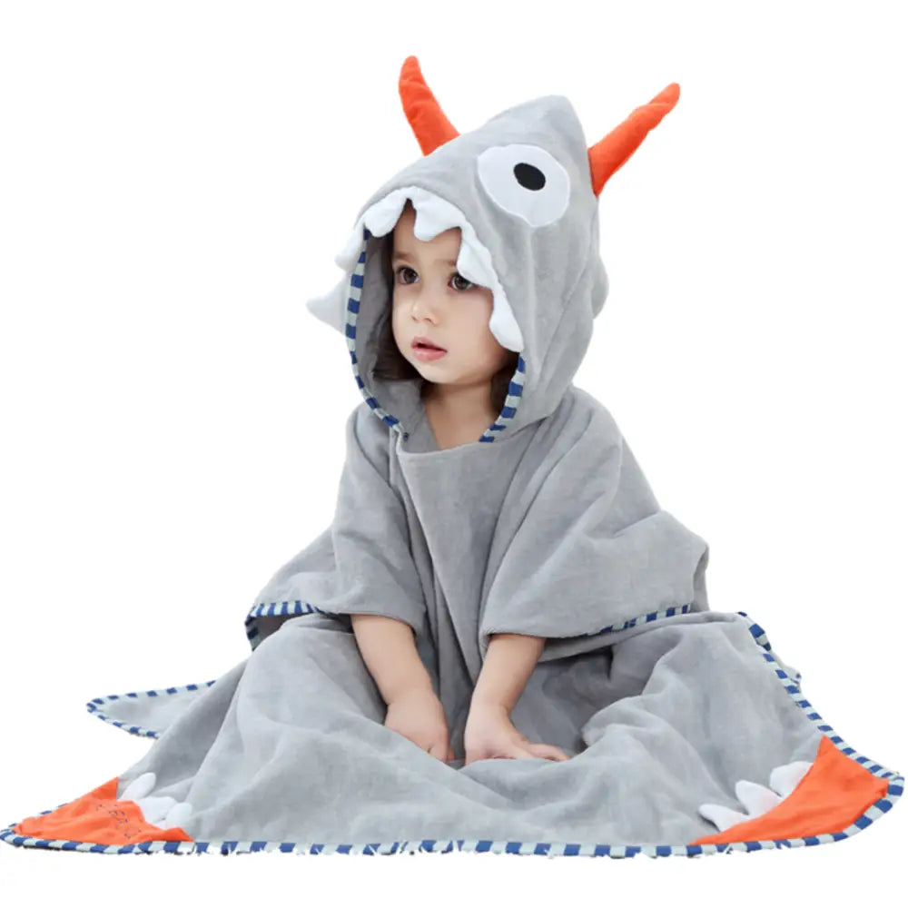 Peignoir poncho de plage enfant