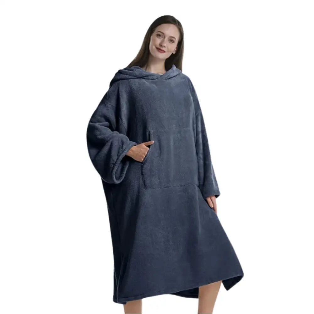 Poncho bain adulte femme