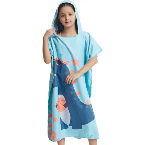 Poncho bain enfant