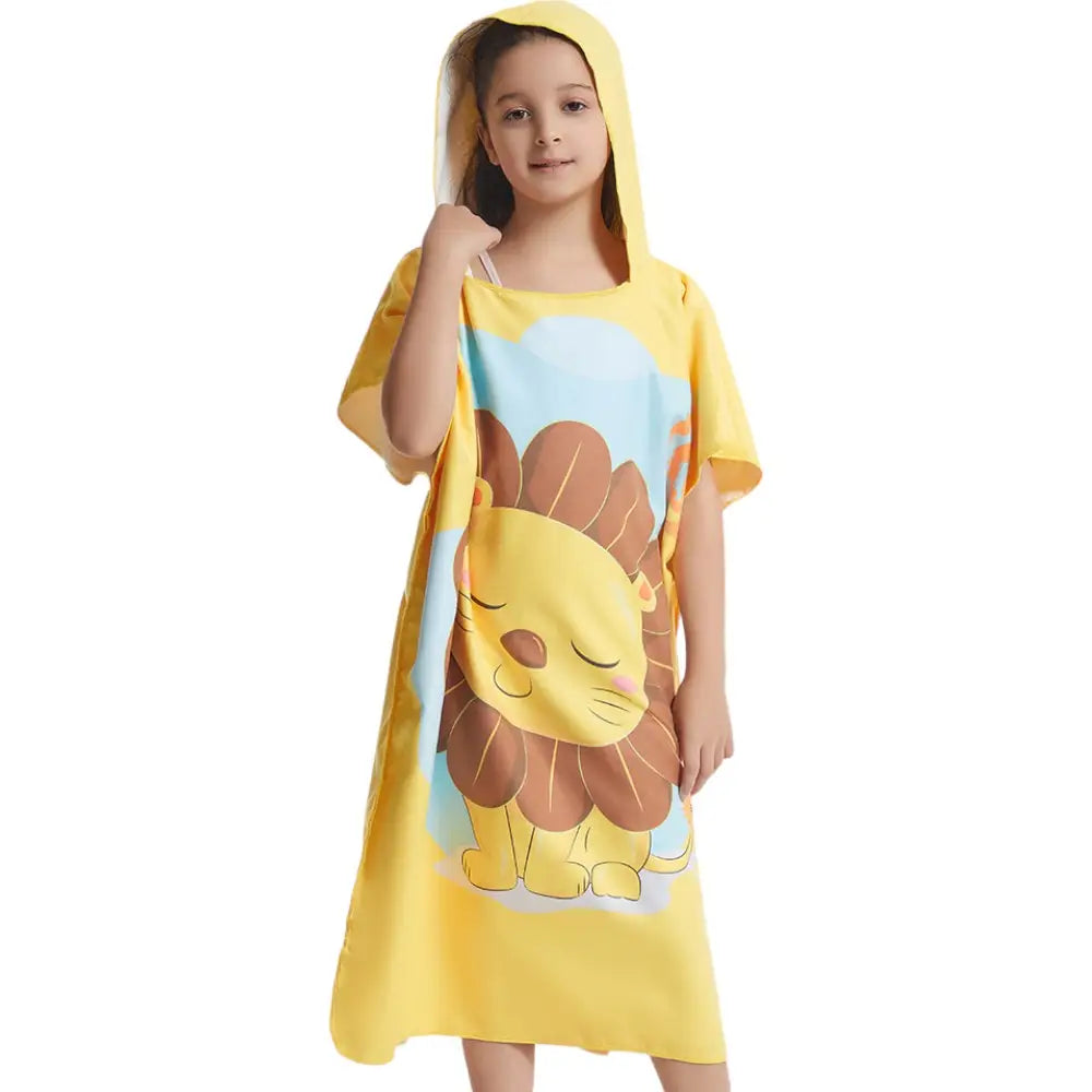 Poncho bain enfant