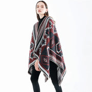 Poncho caftan long femme