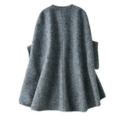 Poncho cape en laine femme