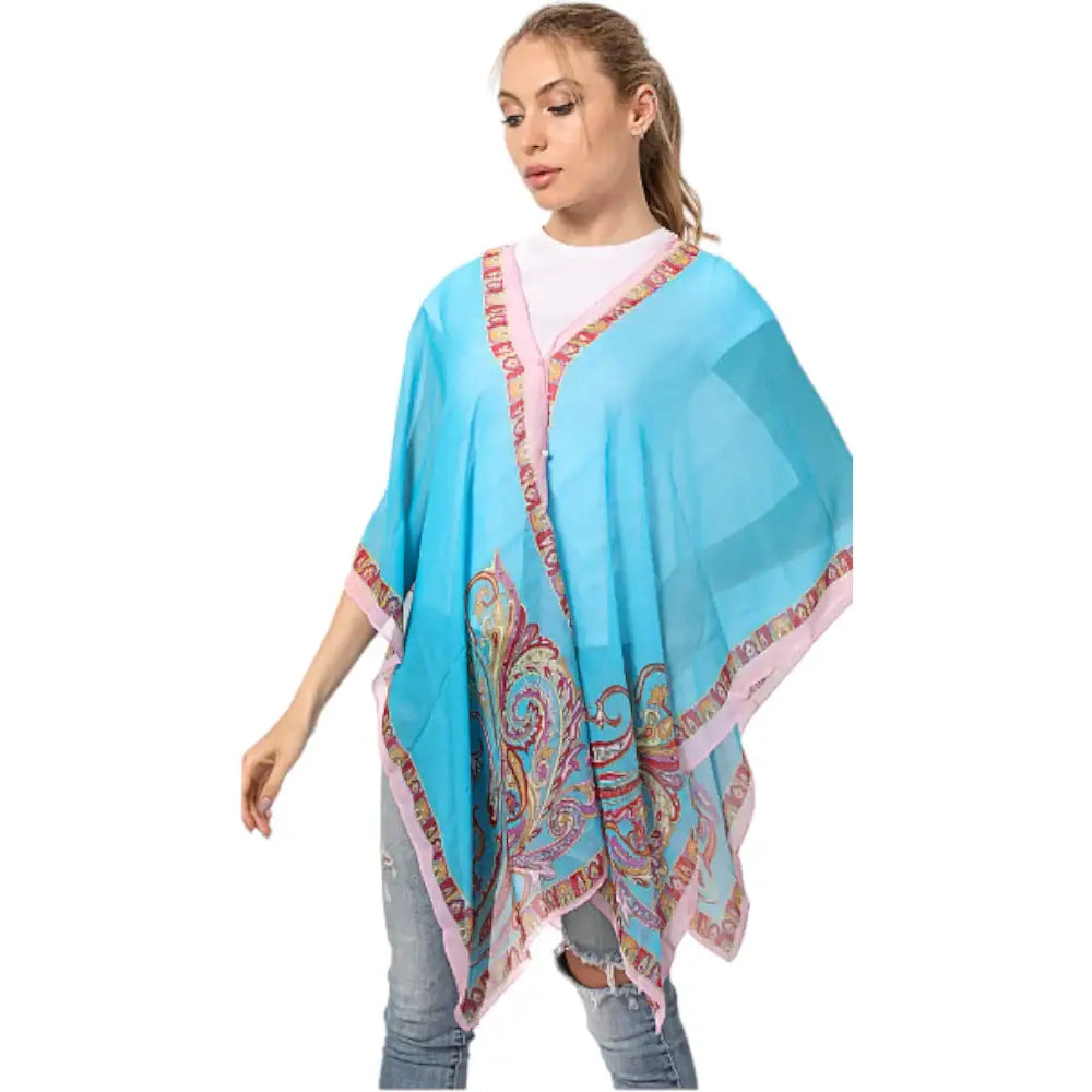 Poncho cape femme d’été