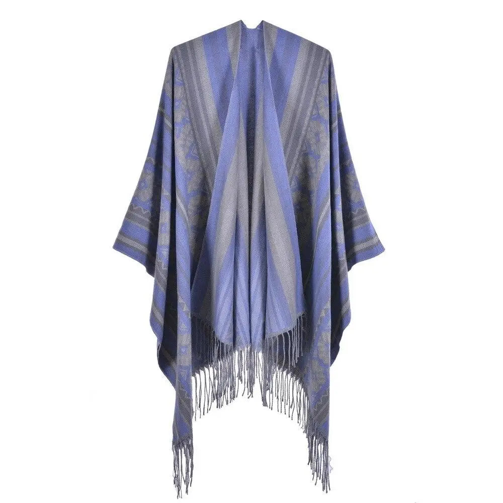 Poncho cape hiver femme