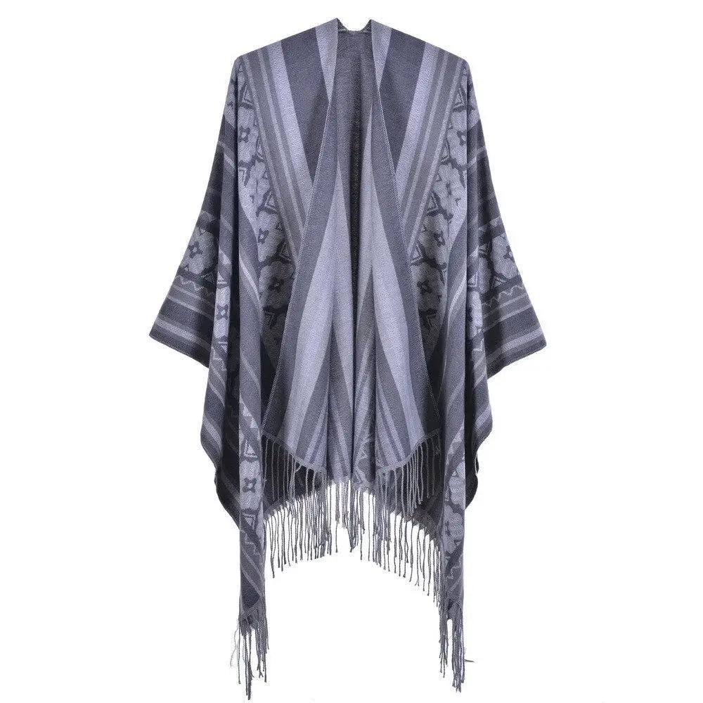 Poncho cape hiver femme