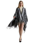 Poncho cape hiver femme