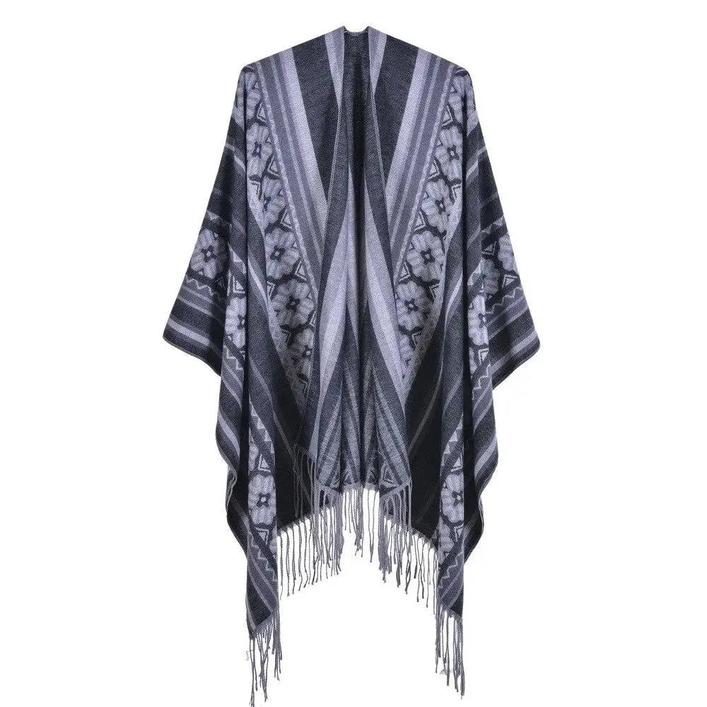 Poncho cape hiver femme