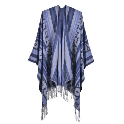 Poncho cape hiver femme