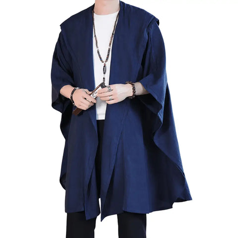 Poncho cape homme