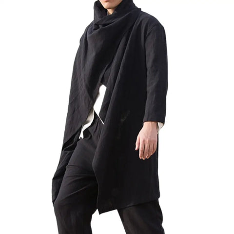 Poncho cape laine homme