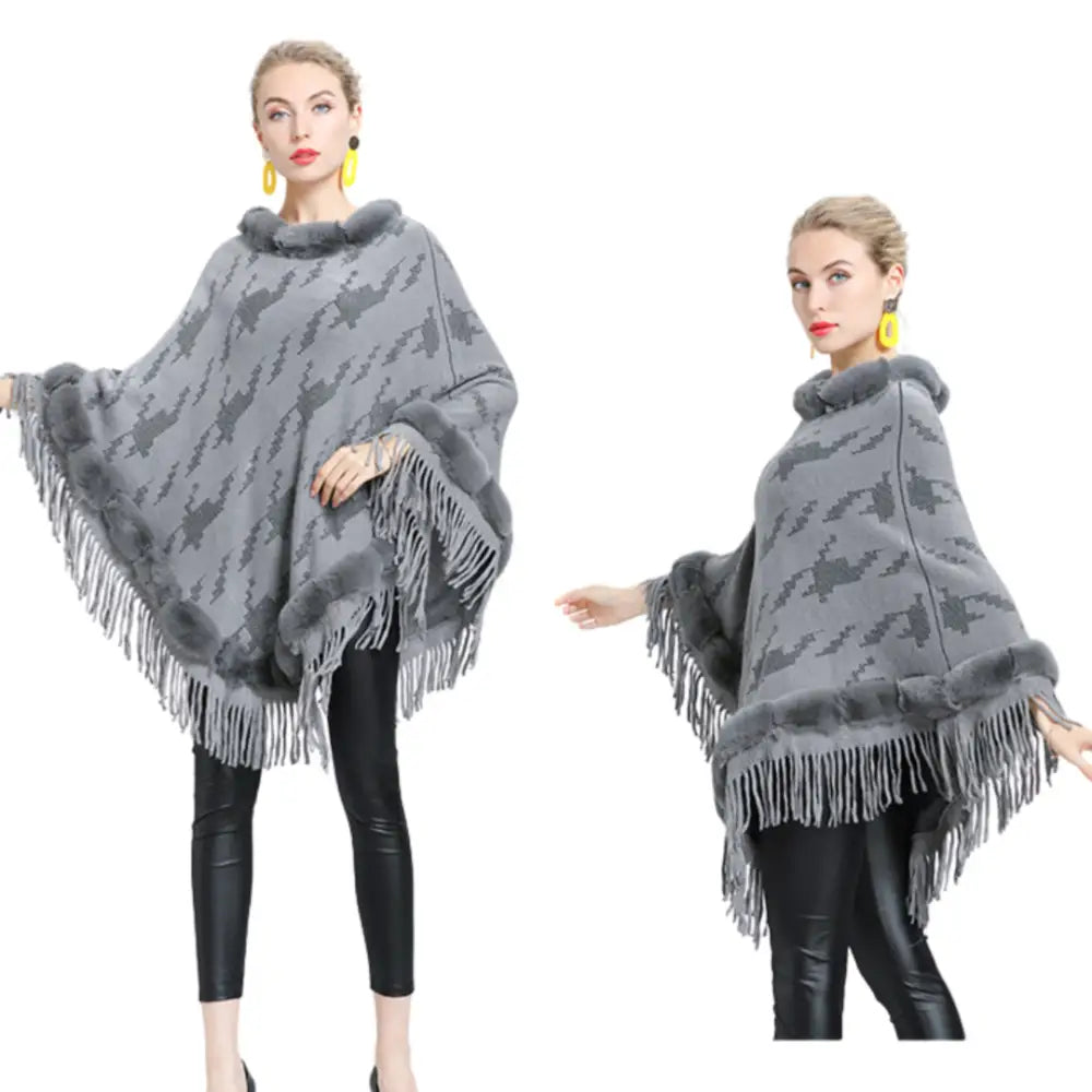 Poncho chics femme