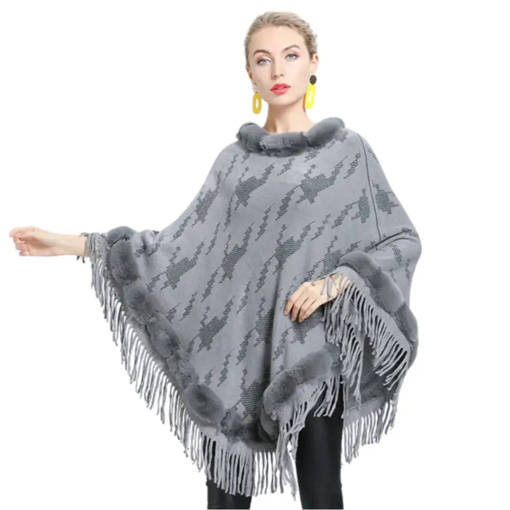 Poncho chics femme