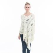 Poncho crochet femme