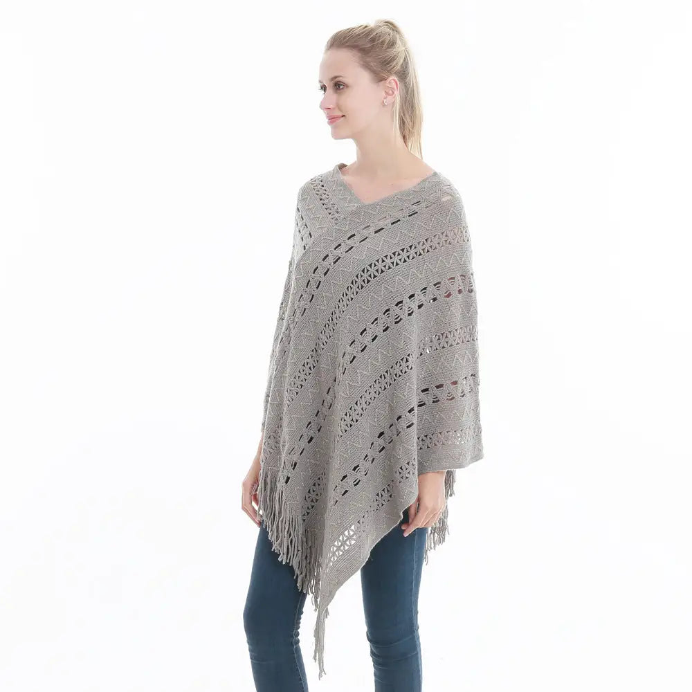 Poncho crochet femme - Maison Catamarca