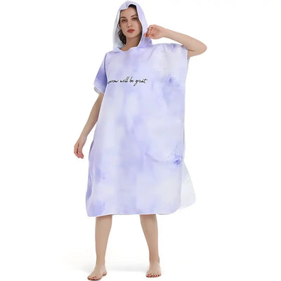 Poncho de bain adulte