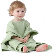 Poncho de bain bébé fille