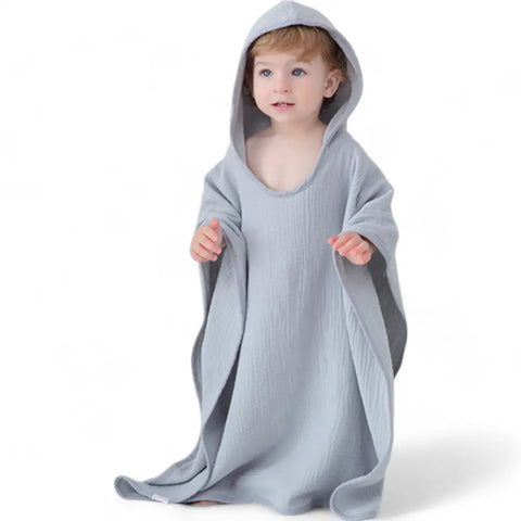 Poncho de bain bébé fille