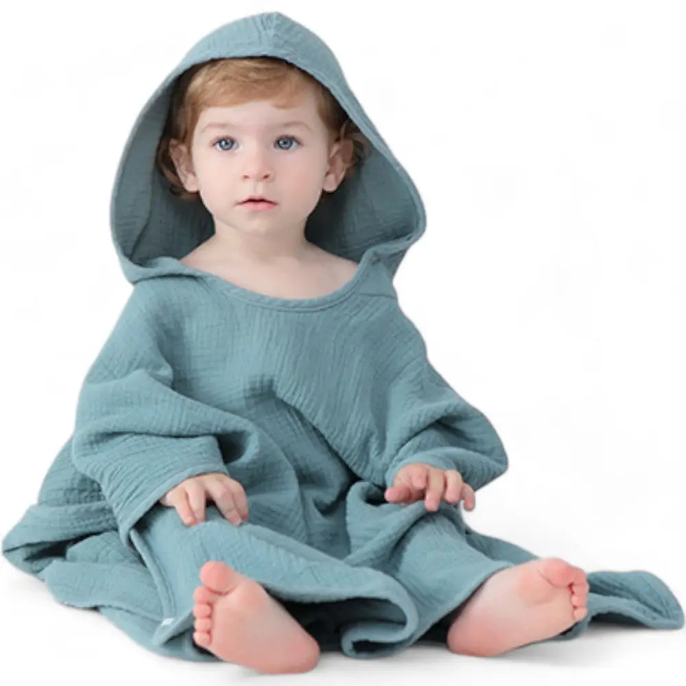 Poncho de bain bébé fille