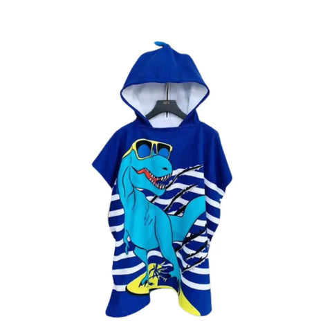 Poncho de bain capuche enfant
