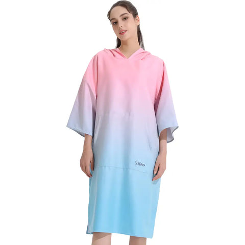 Poncho de bain eponge