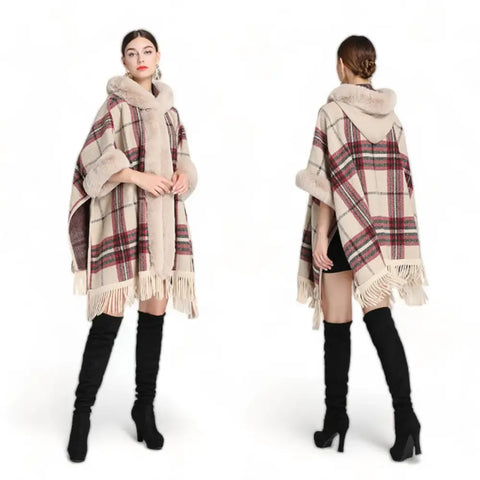 Poncho De Femme Hiver Chic