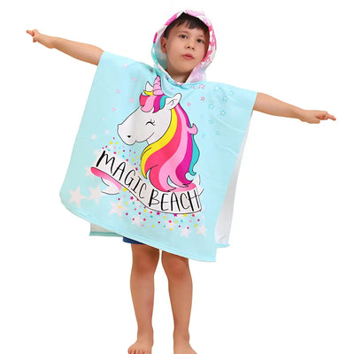 Poncho de plage enfant