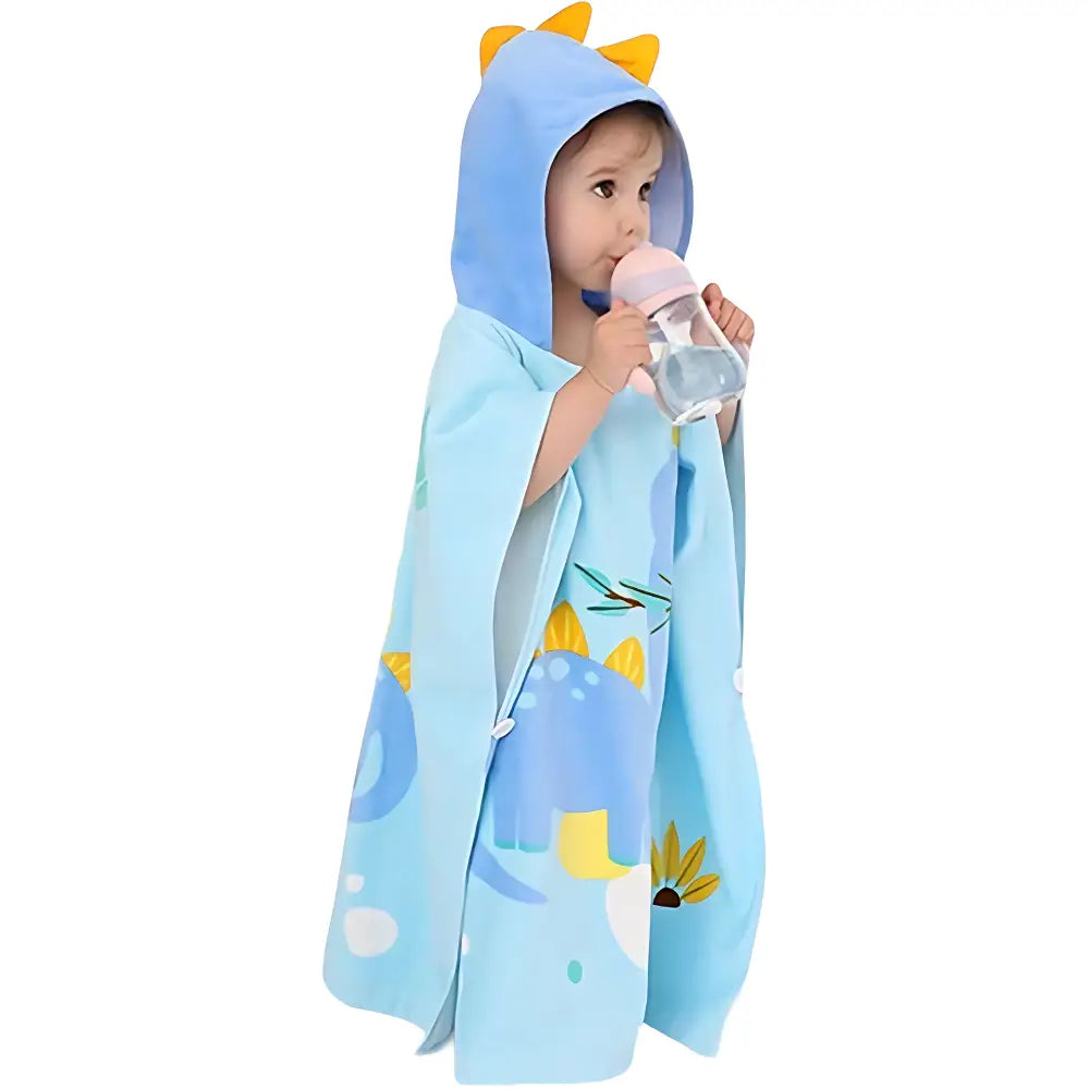 Poncho de plage enfant en coton