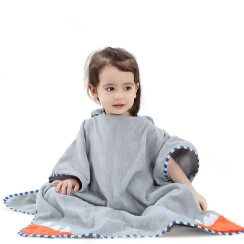 Poncho de plage enfants