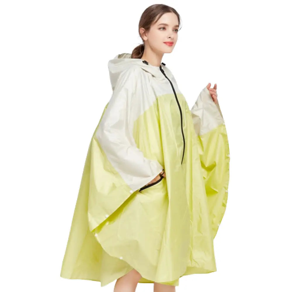 Poncho de pluie femme couleur