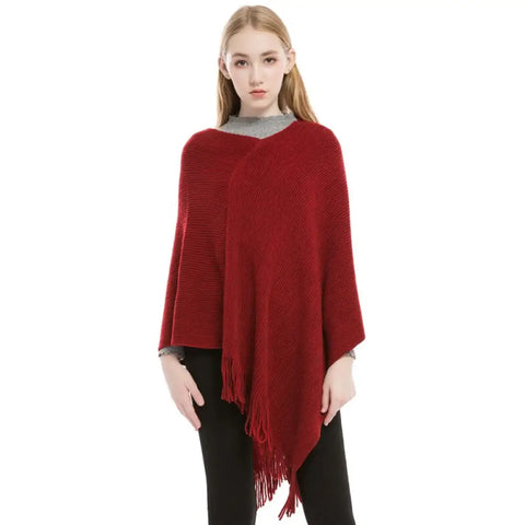 Poncho elegant femme