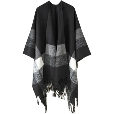 Poncho en laine homme