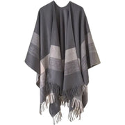 Poncho en laine homme