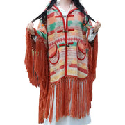 Poncho en laine pour femme hiver