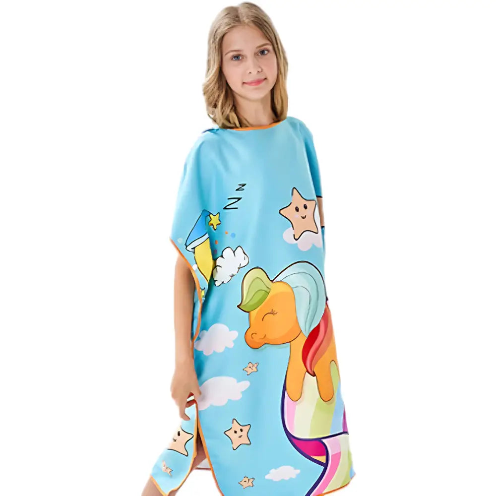 Poncho enfant de bain