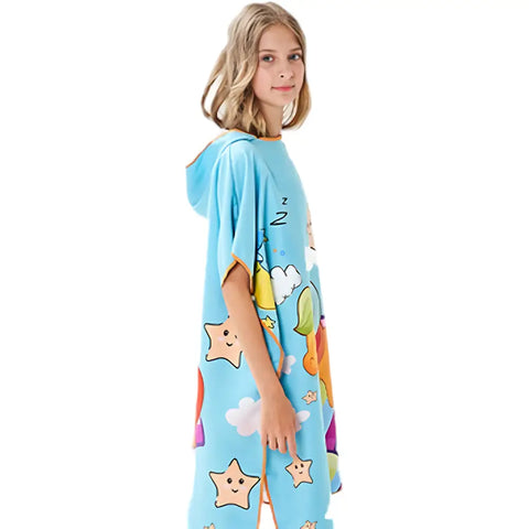 Poncho enfant de bain